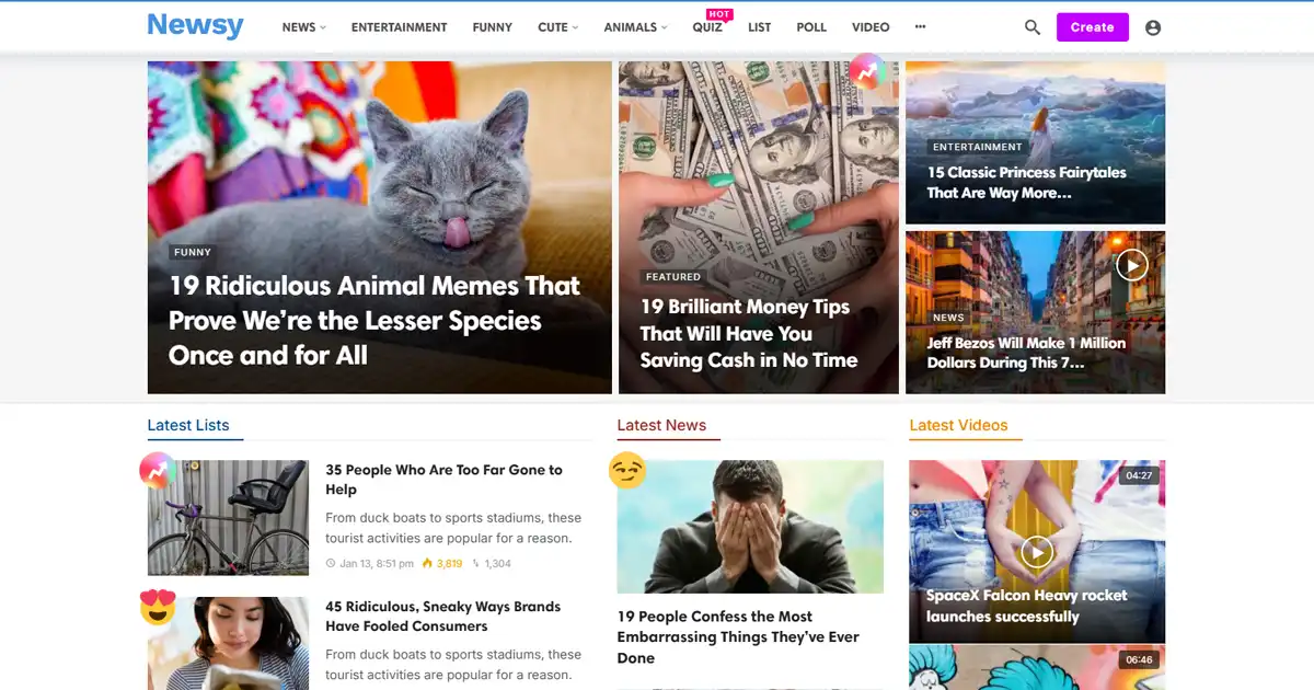 Newsy Theme - Best Viral WordPress Themes